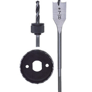 JUEGO 3 PIEZAS P/INST.CERRADURA 7/8" TIMBERLINE (650-100)